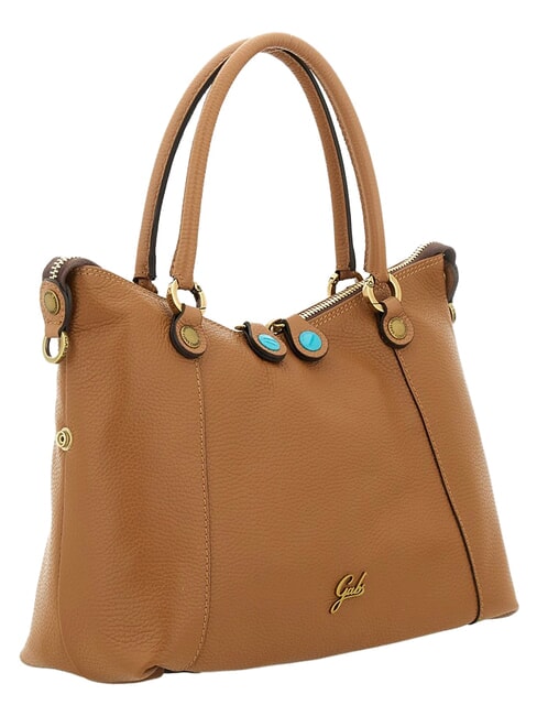 THAMARA PLUS Sac bandouli&egrave;re moyen, en cuir lion/chamois - Sacs pour Femme