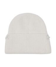 LIUJO PERLE Bonnet tricot&eacute; orn&eacute; de perles - Bonnets