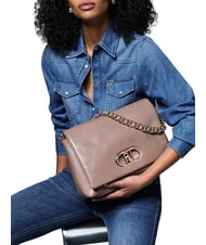 LIUJO LAPUFFY Sac bandouli&egrave;re, avec bandouli&egrave;re moka - Sacs pour Femme - 2