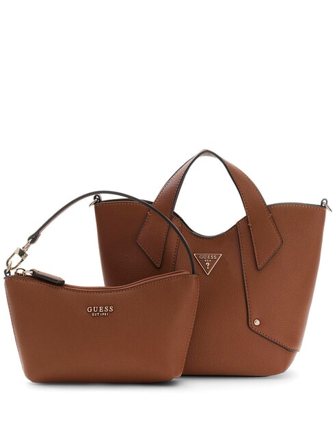 DARCY Sac &agrave; main avec bandouli&egrave;re COGNAC - Sacs pour Femme
