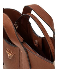 GUESS DARCY Sac &agrave; main avec bandouli&egrave;re COGNAC - Sacs pour Femme - 4