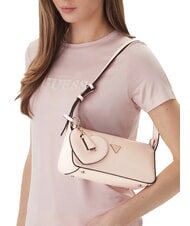 GUESS ISOBEL Mini sac bandouli&egrave;re rose clair - Sacs pour Femme - 2
