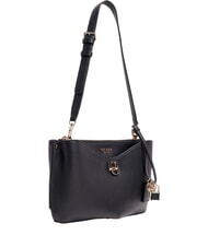 GUESS BIANCA sac bandouli&egrave;re NOIR - Sacs pour Femme - 3