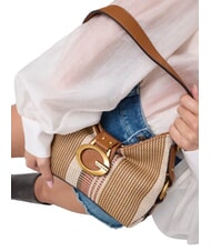 GUESS CAMDEN S sac bandouli&egrave;re COGNAC MULTI - Sacs pour Femme - 4