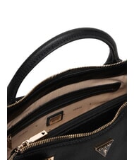 GUESS EVIE Sac &agrave; main avec bandouli&egrave;re amovible NOIR - Sacs pour Femme - 6
