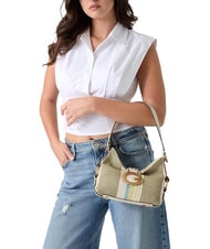 GUESS CAMDEN sac bandouli&egrave;re olives multicolores - Sacs pour Femme - 2