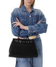 GUESS DOVIE Sac &agrave; main avec bandouli&egrave;re NOIR - Sacs pour Femme - 2