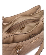 GUESS ISEMAY Sac &agrave; main avec bandouli&egrave;re moka p&acirc;le - Sacs pour Femme - 4
