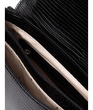 GUESS LEONA sac bandouli&egrave;re NOIR - Sacs pour Femme - 4