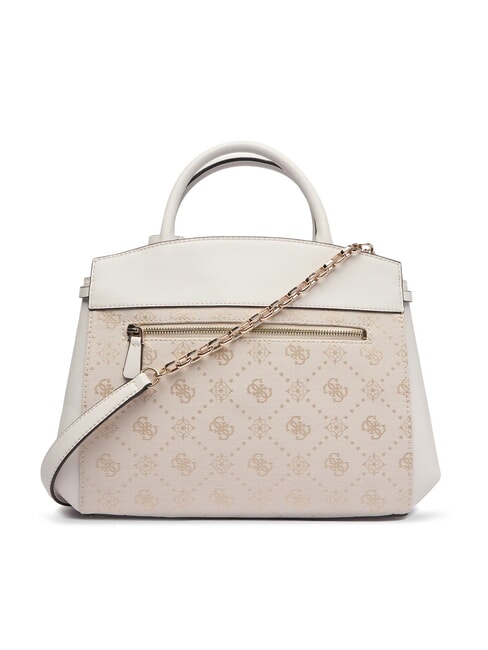 MELINDA Sac &agrave; main avec bandouli&egrave;re logo blanc cass&eacute; - Sacs pour Femme