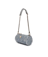 GUESS GIULLY 2 Mini sac bandouli&egrave;re denim m&eacute;tallis&eacute; - Sacs pour Femme - 3