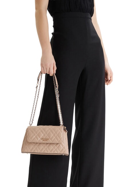 ISEMAY sac bandouli&egrave;re moka p&acirc;le - Sacs pour Femme