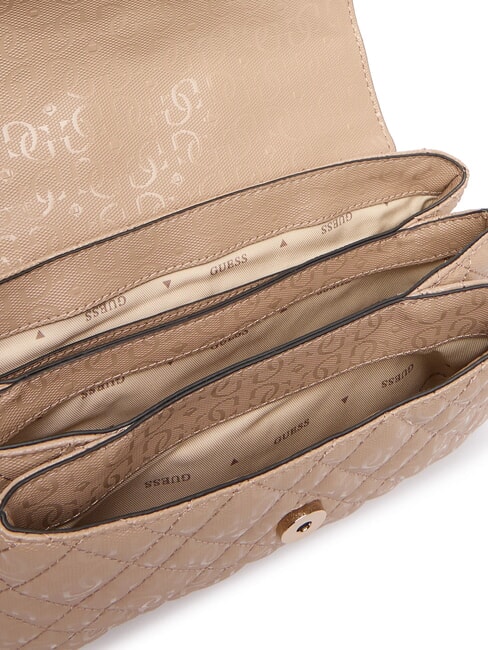 ISEMAY sac bandouli&egrave;re moka p&acirc;le - Sacs pour Femme