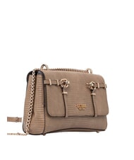 GUESS LEONA sac bandouli&egrave;re BEIGE - Sacs pour Femme - 2