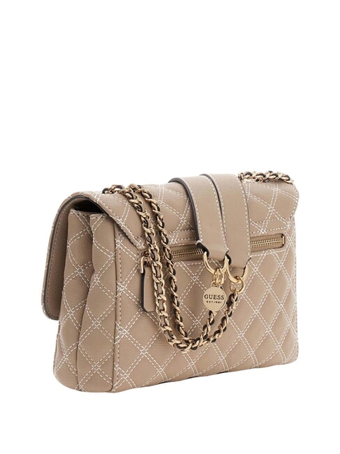 GIULLY2 Sac bandouli&egrave;re / sac port&eacute; travers moka p&acirc;le - Sacs pour Femme