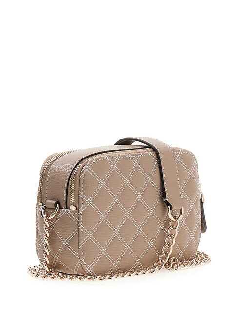 GIULLY2 Mini sac bandouli&egrave;re moka p&acirc;le - Sacs pour Femme
