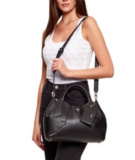 GUESS DARCY Sac &agrave; main avec bandouli&egrave;re NOIR - Sacs pour Femme - 2