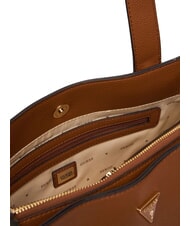 GUESS EVIE sac bandouli&egrave;re COGNAC - Sacs pour Femme - 5