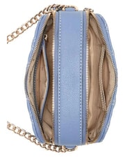 GUESS GIULLY2 Mini sac bandouli&egrave;re gris bleu - Sacs pour Femme - 3