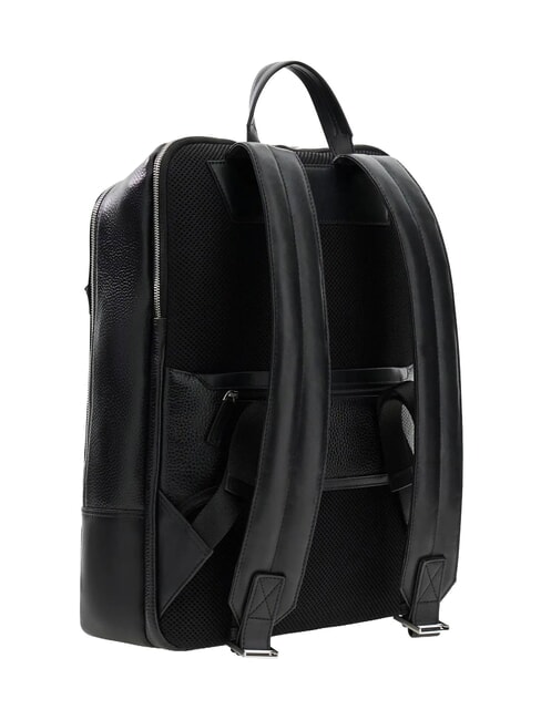 MONACO Sac &agrave; dos en cuir NOIR - Sacs &agrave; dos pour l'&Eacute;cole & les Loisirs