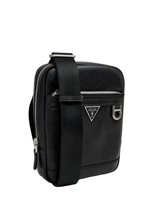 MONACO Mini sac en cuir NOIR - Sacs en Bandouli&egrave;res pour Homme
