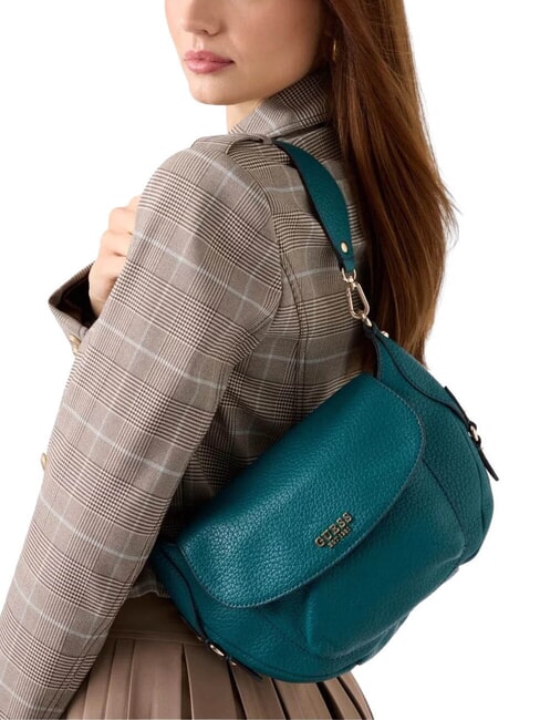 MARSHA Sac bandouli&egrave;re avec bandouli&egrave;re sarcelle - Sacs pour Femme