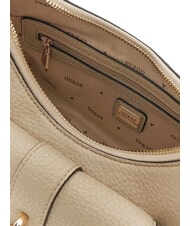 GUESS JESSA Sac bandouli&egrave;re Hobo taupe - Sacs pour Femme - 4