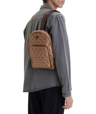 GUESS MILANO 4G Sac &agrave; dos beige / marron - Sacs &agrave; dos pour l'&Eacute;cole & les Loisirs - 2