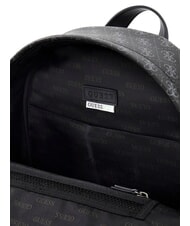 GUESS MILANO2 Sac &agrave; dos imprim&eacute; 4G noir fonc&eacute; - Sacs &agrave; dos pour l'&Eacute;cole & les Loisirs - 3