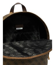 GUESS MILANO2 Sac &agrave; dos imprim&eacute; 4G caf&eacute; - Sacs &agrave; dos pour l'&Eacute;cole & les Loisirs - 3