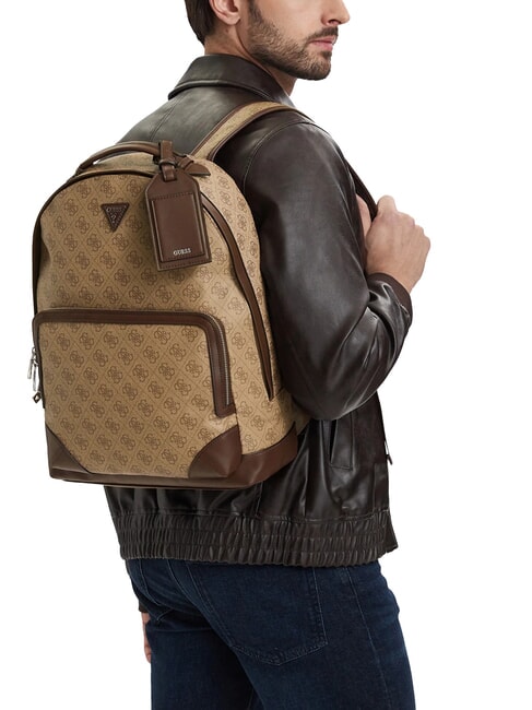 MILANO2 Sac &agrave; dos beige/cognac - Sacs &agrave; dos pour l'&Eacute;cole & les Loisirs