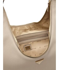 GUESS EVIE sac bandouli&egrave;re taupe clair - Sacs pour Femme - 4