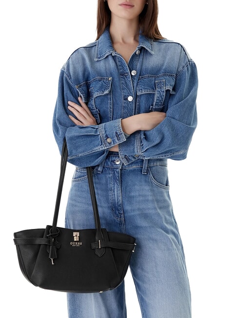 YESBA sac bandouli&egrave;re NOIR - Sacs pour Femme