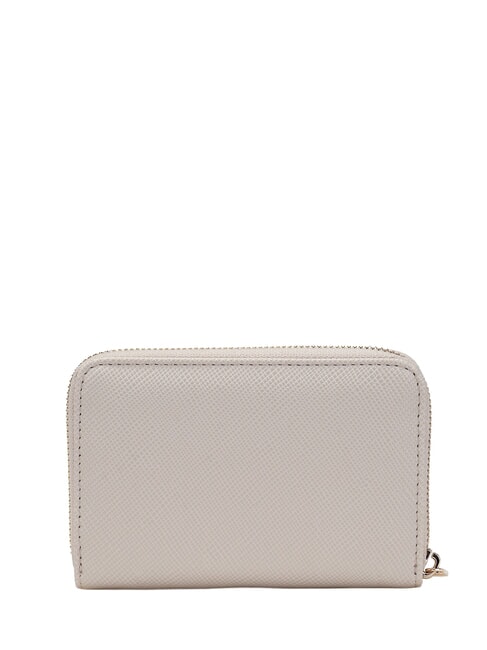 LAUREL 2 Portefeuille moyen &agrave; imprim&eacute; saffiano BEIGE - Portefeuilles Femme