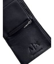 ARMANI EXCHANGE ISABEL portefeuille compact de taille moyenne noir - Portefeuilles Femme - 3