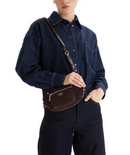 GUESS MARSHA Sac bandouli&egrave;re en cuir su&eacute;d&eacute; VERDONE - Sacs pour Femme - 2