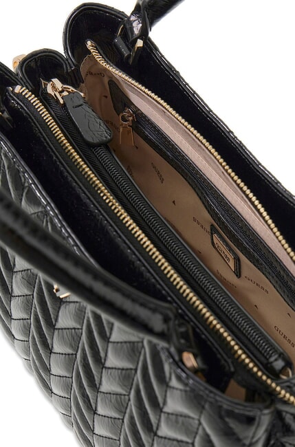 SALLY Sac &agrave; main avec bandouli&egrave;re NOIR - Sacs pour Femme