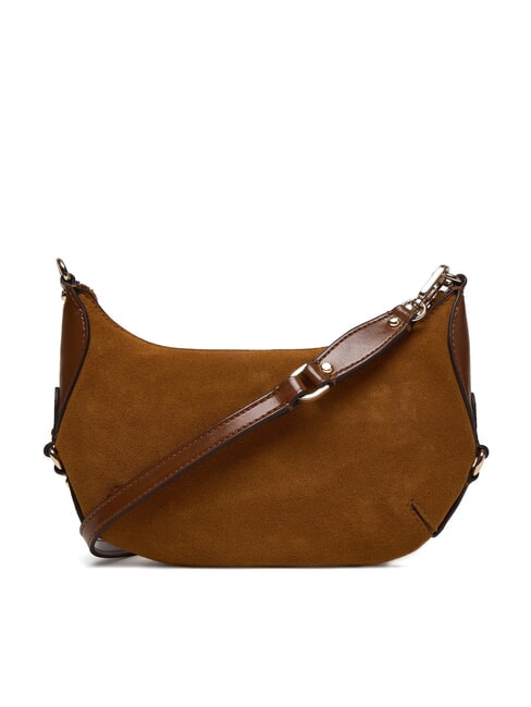 MARSHA Sac bandouli&egrave;re en cuir su&eacute;d&eacute; COGNAC - Sacs pour Femme