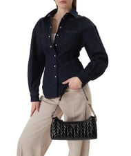 GUESS CHERYL sac bandouli&egrave;re NOIR - Sacs pour Femme - 2