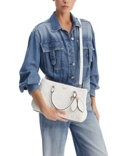 GUESS SALLY Sac &agrave; main avec bandouli&egrave;re blanc - Sacs pour Femme - 2