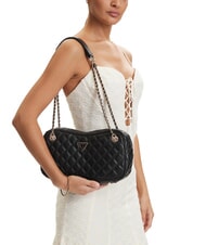 GUESS GIULLY 2 Sac bandouli&egrave;re / sac port&eacute; travers NOIR - Sacs pour Femme - 2