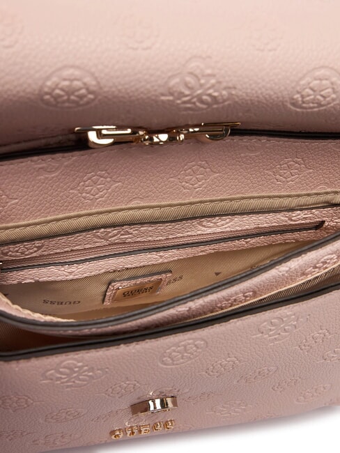 ANISE Mini sac bandouli&egrave;re / sac port&eacute; &eacute;paule logo rose clair - Sacs pour Femme