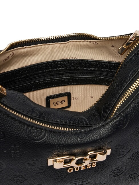 ANISE sac bandouli&egrave;re logo noir - Sacs pour Femme