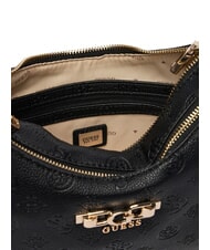 GUESS ANISE sac bandouli&egrave;re logo noir - Sacs pour Femme - 4
