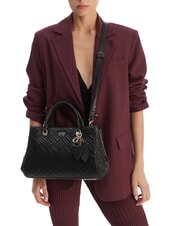 GUESS SALLY Sac &agrave; main avec bandouli&egrave;re NOIR - Sacs pour Femme - 2
