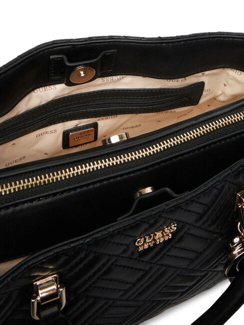 SALLY Sac &agrave; main avec bandouli&egrave;re NOIR - Sacs pour Femme