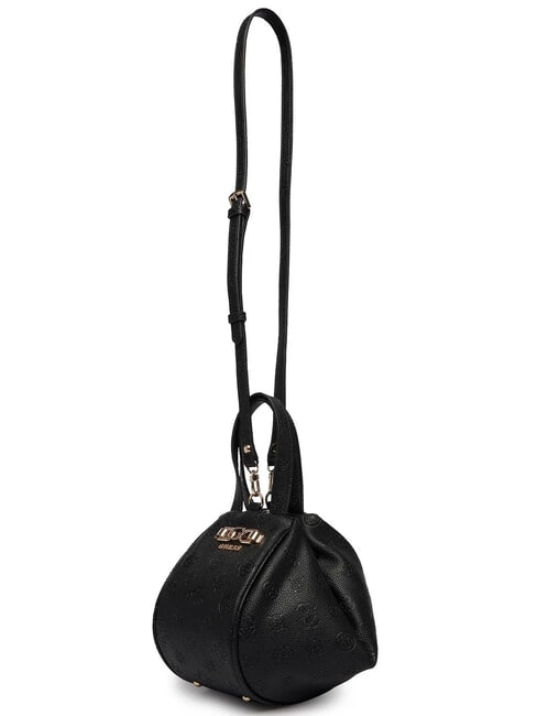 ANISE Sac &agrave; main avec bandouli&egrave;re logo noir - Sacs pour Femme