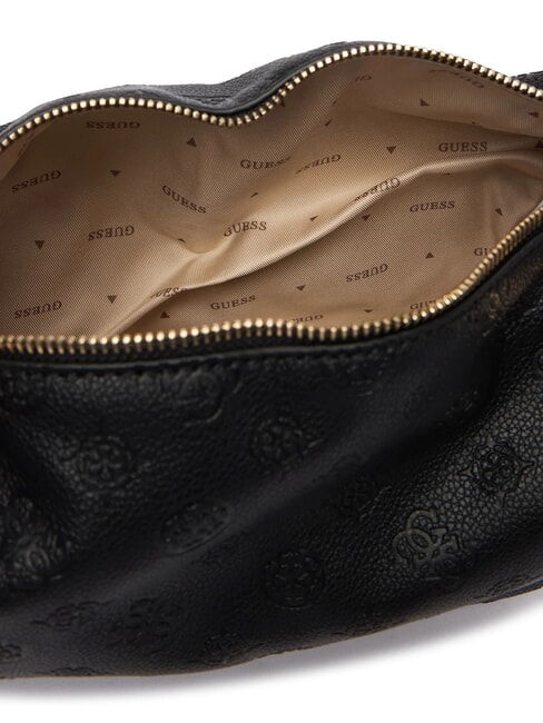 ANISE Sac &agrave; main avec bandouli&egrave;re logo noir - Sacs pour Femme