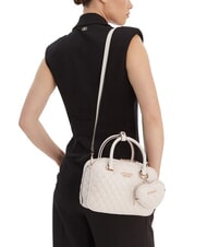 GUESS ATABEY Sac &agrave; main avec bandouli&egrave;re OFFWHITE - Sacs pour Femme - 2