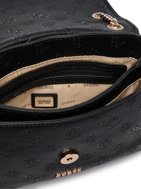 ANISE Mini sac bandouli&egrave;re / sac port&eacute; &eacute;paule logo noir - Sacs pour Femme